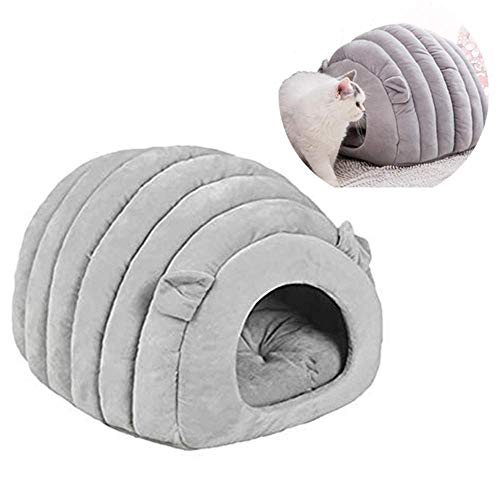 Vivi Bear Cama de Gato Camas para Perros Cojín Suave y cómodo para Gatos,Lavable,fácil de Transportar,cálido,Cama de donas para Gatos Adecuado para Gatos y Cachorros(Cuatro Estaciones universales)