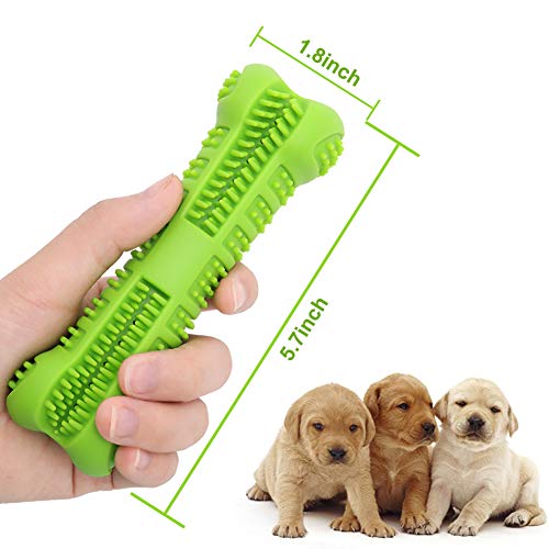 VV-1 - Cepillo de Dientes para Perros pequeños, Silicona Natural