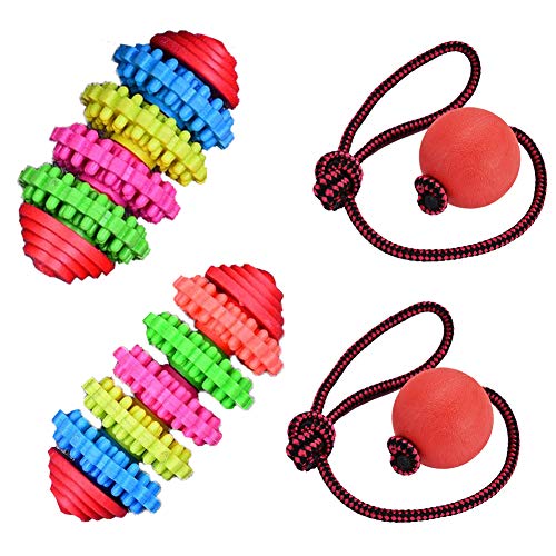 WENTS Pet Dog Chew Rope Toys Set Dog Toys Puppy Teeth Cleaning Training Toy Durable Pet Puppy Rope Chew Toy Set Regalos Dentición Cuerda Juguete para Perros Pequeños, Medianos y Grandes