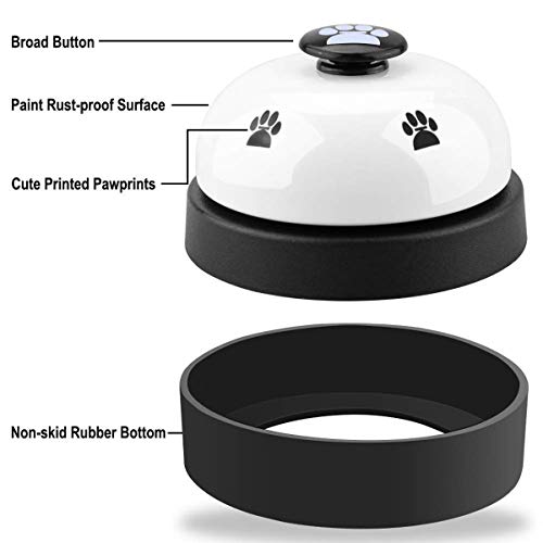 WENTS Set de entrenamiento para mascotas - 2 silbatos ultrasónicos para perros con cordón + 2 Clickers para perros con muñequera + 2 bells, la forma segura y humana de entrenar a tu mascota