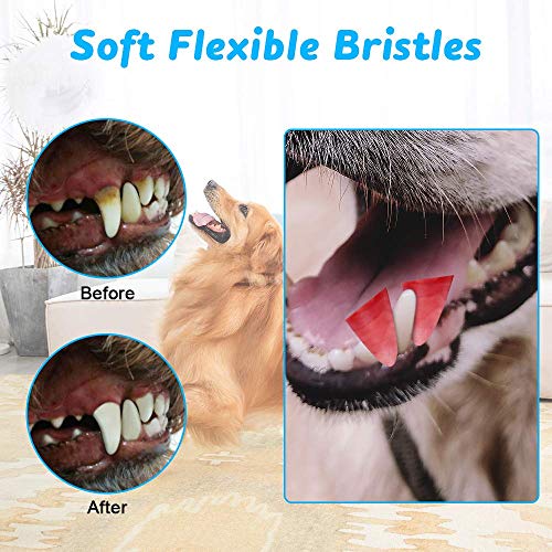 WenX Juguete para masticar perro, hueso de goma duradero para limpieza de dientes de cachorro, juguete indestructible para perros pequeños y medianos