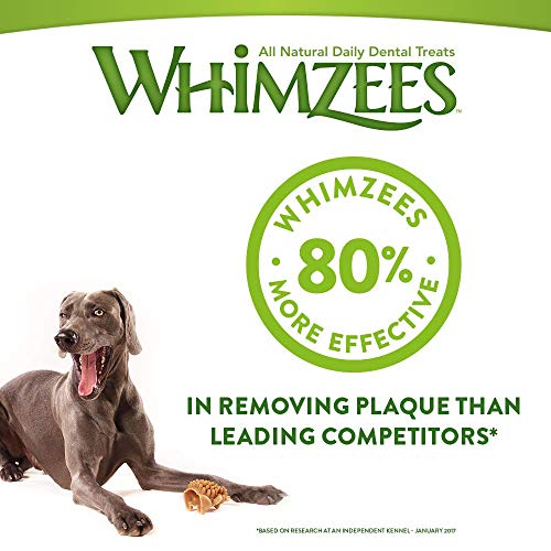 WHIMZEES Estrella, cepillos de Dientes, tamaño Mediano, 75 Piezas