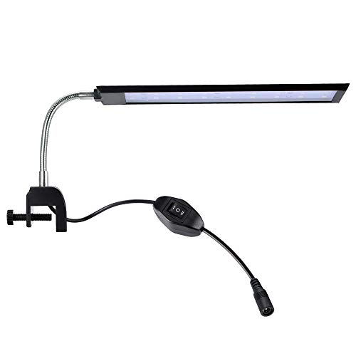 Winbang Luz de Acuario, Clip de pecera LED con Brillo de luz Ajustable con Carcasa de aleación de Aluminio Tubo Suave Flexible 7W / 10W (10W,27-LED)