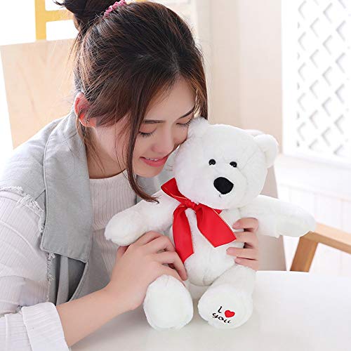 Wmai Juguete De Peluche De Oso Polar De 25 Cm, Muñeco De Peluche Muñeca