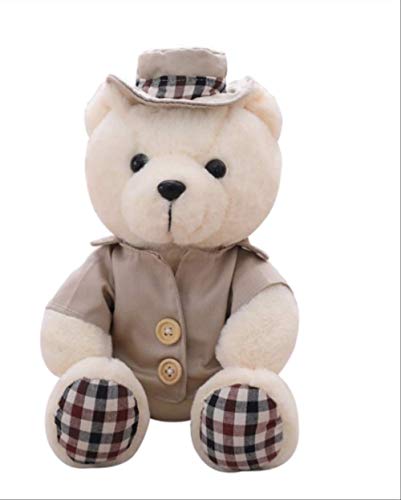 Wmai Peluche Oso Peluche De Peluche Oso Animal Peluche Y Ropa Juguetes para Niños 27Cm