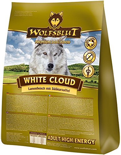 Wolfsblut White Cloud High Energy, Alimento Deshidratado para Perro, Sabor Cordero y Boniato, 15kg