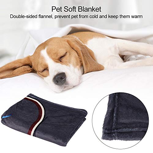 Woyisisi Pet Dog Soft Warm Blanket Air Conditioner Mat Cat Puppy Bicycle Pattern Pad(150 * 120cm)