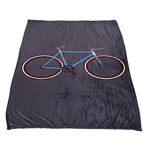 Woyisisi Pet Dog Soft Warm Blanket Air Conditioner Mat Cat Puppy Bicycle Pattern Pad(150 * 120cm)