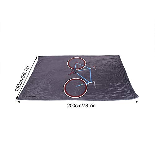 Woyisisi Pet Dog Soft Warm Blanket Air Conditioner Mat Cat Puppy Bicycle Pattern Pad(150 * 200cm)