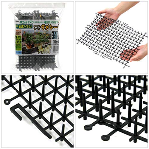 WZ 4Pcs Ecológico Jardinería Plástico Spike, De Uñas del Gato del Perro Anti Repelente De Mosquitos Plástico Scat Cat Mat Mantenga Gato Lejos Inicio Repulsivo del Parásito