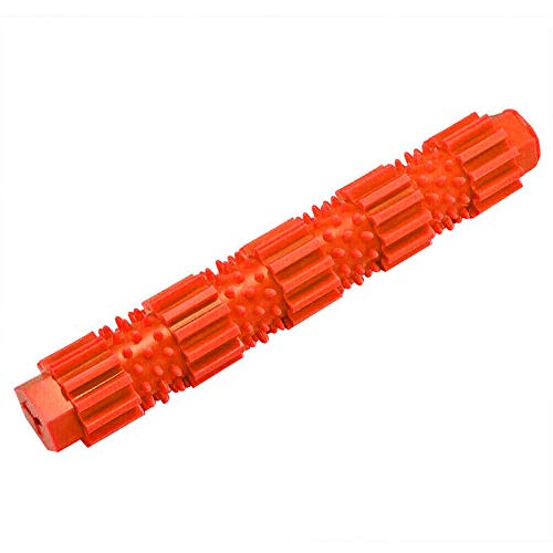 WZYGYDEF Juguetes para Masticar Perros Duraderos: Juguete De Hueso De Marca para Masticadores Agresivos: Indestructible,Orange-18cm