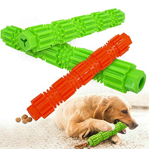 WZYGYDEF Juguetes para Masticar Perros Duraderos: Juguete De Hueso De Marca para Masticadores Agresivos: Indestructible,Orange-18cm