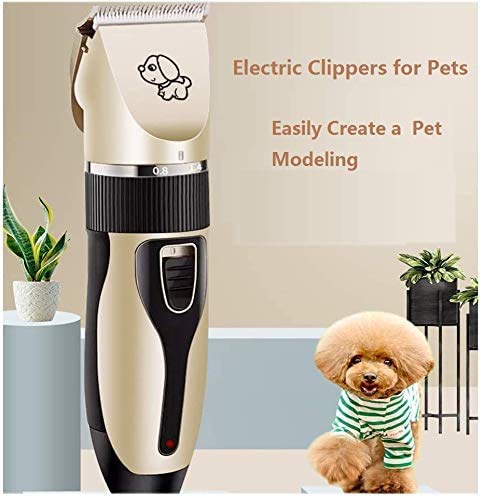 XBSLJ Cortapelo para Perro Bajo Ruido, Recargable, Sin Cable, A Prueba Agua Hair Clippers para Los Gatos Y Otros Animales