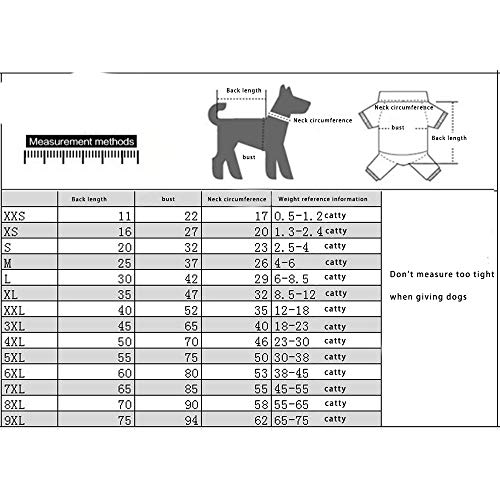 XBTECH Schnauzer Patterdale Border Collie Schnoodle Cocker Spaniel Cavalier King Charles Cockapoo Bulldog francés Chihuahua Imperial Shih Tzu Pet Puppy Clothes,1,S