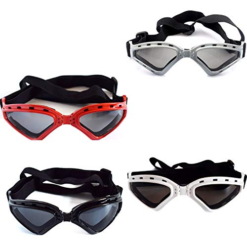 Xinllm Gafas para Gatos Gafas para Perros para Gafas Perro Gafas Cachorro Gafas de Sol Gafas para Gatos Plegable Perro Gafas de Sol Ojo Gafas de protección Gray