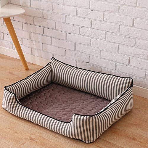 Xinllm Manta Fria para Perros Alfombra Refrescante Perro Cool Mat For Dog Cool Dog Mat Cat Cooling Mat Cool Dog Bed Dog Cooling Rabbit Cooling Mat Brown,s