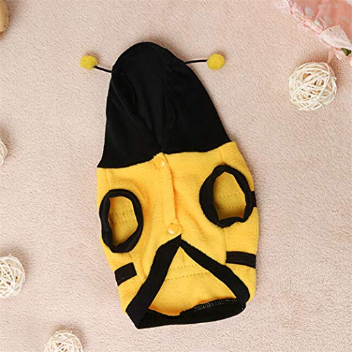 XINTECH Ropa para Perros, Gato de Invierno, Chaqueta Encantadora, Abrigo, Ropa, Fiesta de Disfraces de Halloween para Gatos Cachorro Pug Yorkie Bulldog francés Chihuahua