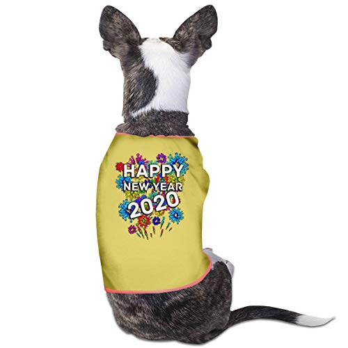 XY Shop Happy New Year 2020 Pet Service Pet Clothing Funny Dog Cat Costume T-Shirt