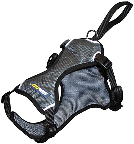 Yago Auto Nylon Security arnés para Perro Negro Talla M (69 – 80 cm)