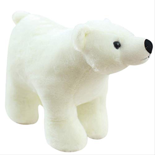 Ylout Juguete De Peluche De Oso Polar 20 Cm, Peluche Juguetes De Oso Polar para Niños Educación Decoración para El Hogar Cama Decente Juguete