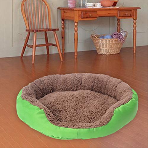 Yongkanghappy Cama para Gatos Cama Perro Grande Esponjoso Gato Cama Cojín del Perro Suave Cama del Perro Cueva de Gato Gatito Cama Perro sofá Cama Green,s