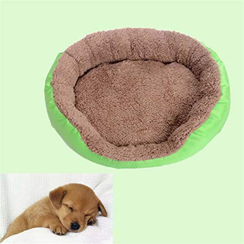 Yongkanghappy Cama para Gatos Cama Perro Grande Esponjoso Gato Cama Cojín del Perro Suave Cama del Perro Cueva de Gato Gatito Cama Perro sofá Cama Green,s