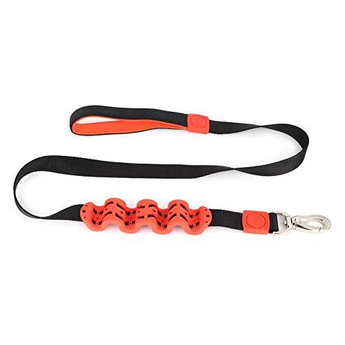 YOUTHINK Correa de Perro Bungee, Correa de Perro Fuerte para Perro Grande, Correa para Perros con asa(Negro)