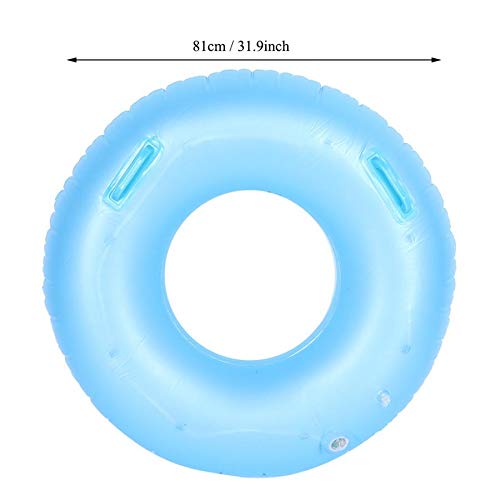 Yshen Casa de Hámster de Madera Juguetes Colgantes Hamster Juguete Piscina Inflable Anillo de natación LED Iluminado Niño Adulto Anillo de natación Juguetes acuáticos Producto para Mascotas