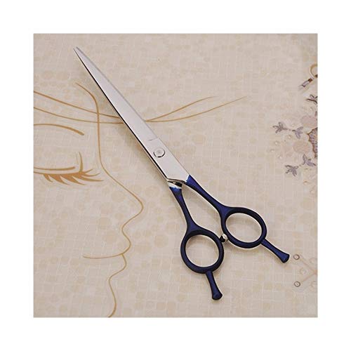 YUDING Pet Scissors 100% Japón 440c Azul Profesional del Animal doméstico Marca preparación del Perro Tijeras for Groomer 7,0 Pulgadas de Sharp Corte Tijeras Rectas (Color : Azul, Size : 7 Inch)