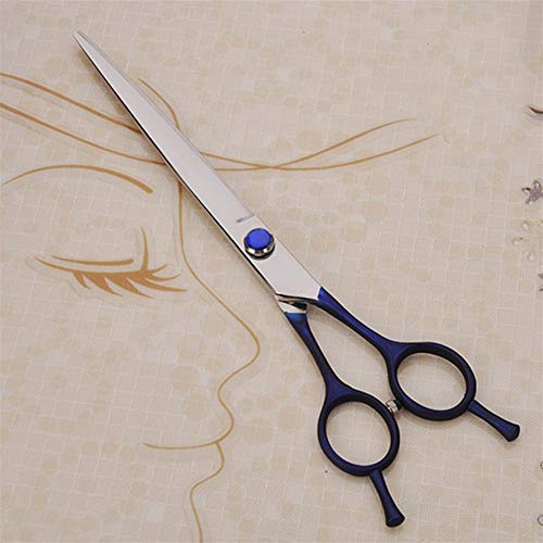 YUDING Pet Scissors 100% Japón 440c Azul Profesional del Animal doméstico Marca preparación del Perro Tijeras for Groomer 7,0 Pulgadas de Sharp Corte Tijeras Rectas (Color : Azul, Size : 7 Inch)