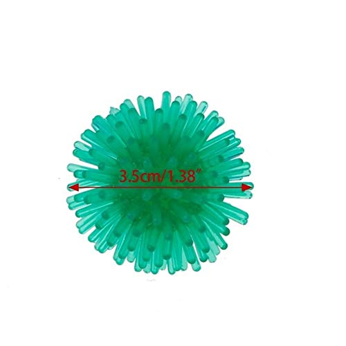 Zonster 5pcs Suave Durable del Ejercicio Los Juguetes del Gato Flotable Erizo De La Bola Juguetes para Mascotas Bola del Juguete Interactivo Gato del Animal DoméStico, Color Al Azar