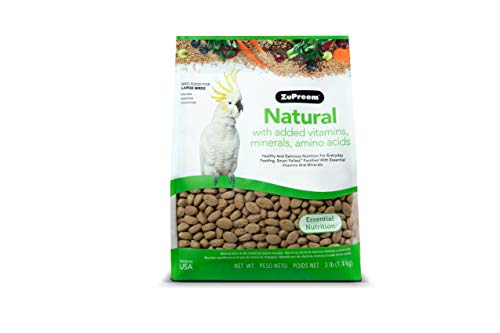 ZuPreem Natural Gran Comida para pájaros, Martillo