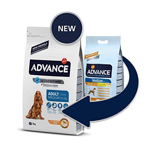 Advance Adult Medium - Pienso para Perros Adultos de Razas Medianas - 18 kg