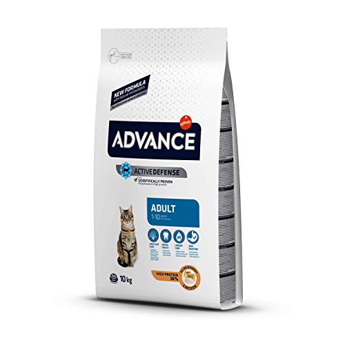 Advance - Pienso para Gatos Adultos con Pollo y Arroz, 10 kg