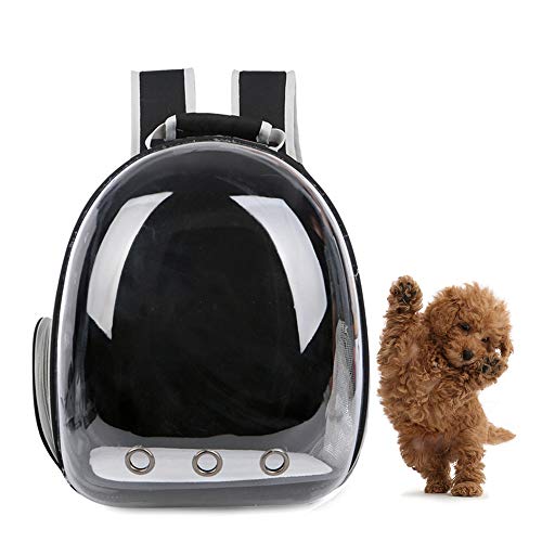 AlwaySky Mochila para Transportar Mascotas, aprobada por la aerolínea, para Perros, Transpirable, Mochila portátil para Transportar Burbujas, para Perros de Raza pequeña y Mediana