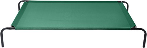 AmazonBasics - Cama para mascotas anticalor elevada, XL, Verde