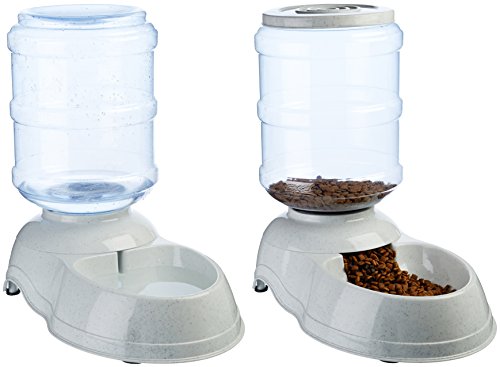 AmazonBasics - Dispensador de agua y comida, Grande