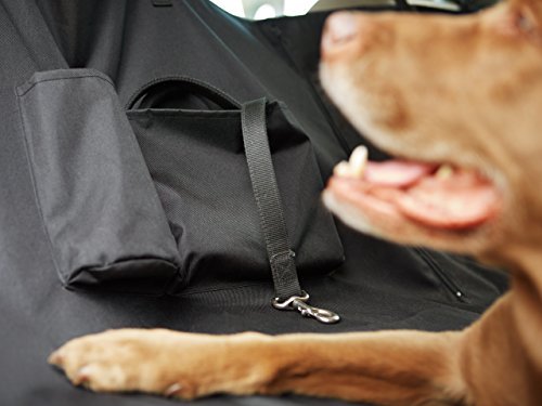 AmazonBasics - Funda para mascotas, para asiento de coche, estilo hamaca