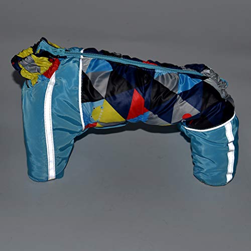 AMURAO Ropa para Perros de Invierno Chaqueta para Mascotas cálida, Gruesa y Reflectante Impermeable con Abrigo con Cremallera para Bulldog francés