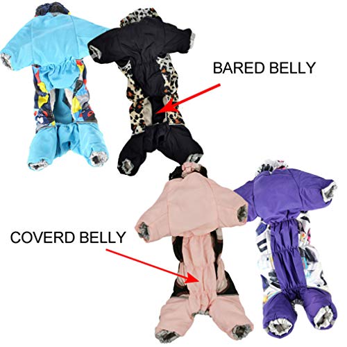 AMURAO Ropa para Perros de Invierno Chaqueta para Mascotas cálida, Gruesa y Reflectante Impermeable con Abrigo con Cremallera para Bulldog francés