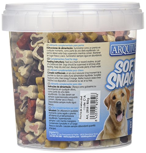 Arquivet Soft Snacks huesitos y Corazones Mix 800 grs - 855 gr