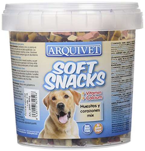 Arquivet Soft Snacks huesitos y Corazones Mix 800 grs - 855 gr