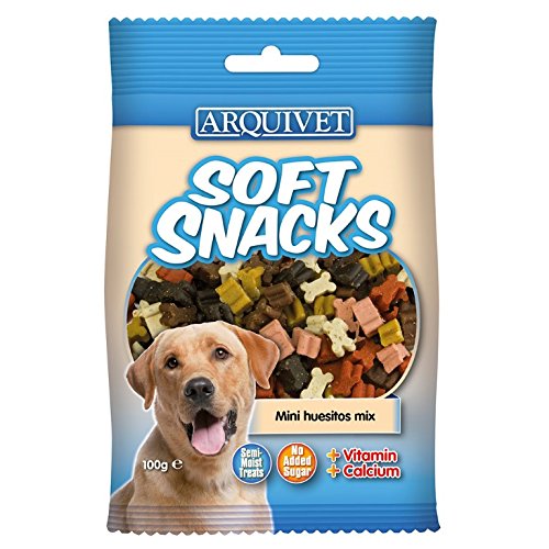 Arquivet Soft snacks mini huesitos mix 100 gr