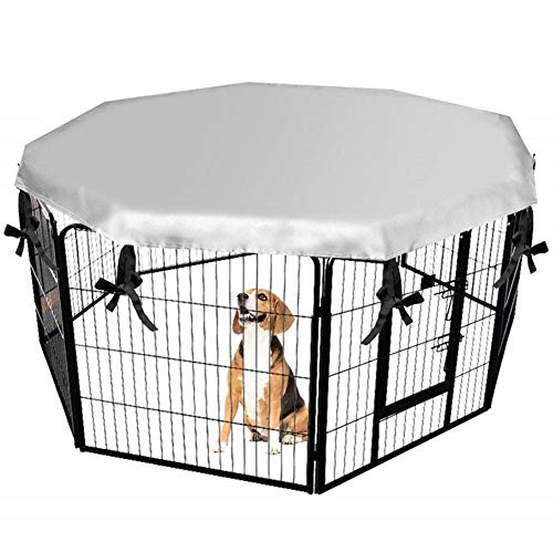 arthomer Gran Playpen Jaula de Jardín para Perros y Cachorros desplegable para Interiores/Exteriores y Cubierta Gratis -160 cm de diámetro