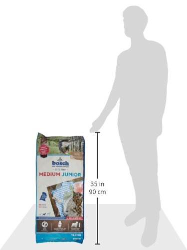 bosch HPC Medium Junior | Comida seca completa para perros jovenes de razas medios a grandes | 15 kg