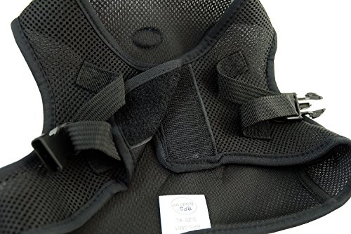 BPS® Arnés para Perros Mascotas Callar para Perros Mascotas 5 Tamaños para Elegir para Perro pequeño Mediano y Grande (Negro, M) BPS-3859N