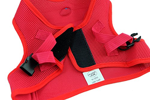 BPS® Arnés para Perros Mascotas Callar para Perros Mascotas 5 Tamaños para Elegir para Perro pequeño Mediano y Grande (Rojo, S) BPS-3858R