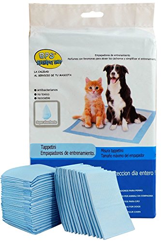 BPS® Empapadores de Entrenamiento para Perros Gatos Perfumes con Feromonas para Atraer los Cachorros y Simplificar el Entrenamiento (20pcs 60 * 60 cm) BPS-2167