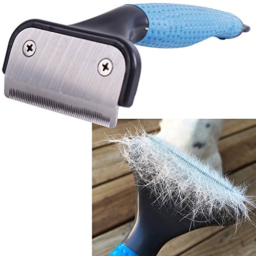 BPS® Peine Cepillo Profesional Perro Gato para Aseo de Mascotas 17 * 7.5 cm BPS-7017 (Color al Azar)