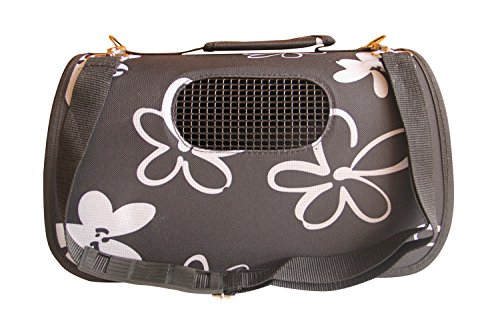 BPS (R) Portador Transportín Bolsa Bolso de Tela para Perro, Gato, Mascotas, Animales,Tamaño: L,51x26x29cm BPS-2120-2 (Negro)